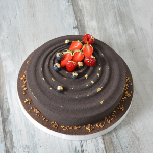 №11: 9 szeletes dupla csokoládés mousse torta (21cm átmérő)