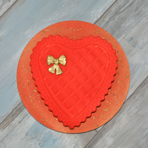 №21: Piros 5 szeletes torta (21 cm)