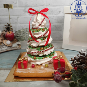 Habcsókfa mézes alapon díszdobozban (doboz 20x20x20cm)