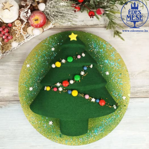 Karácsonyfa 7 szeletes torta