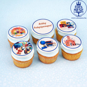 Iskola Pedagógusnapra muffin Tanárnak
